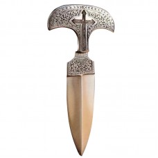 Damascus handmade dagger  hinting knife free leather sheath sharped blade